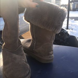 Grey Tall UGG Boots